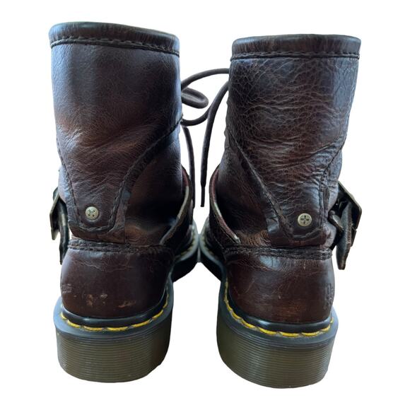 Dr Martens Triumph 1460 Dark Brown with strap and buckle size 7 ladies - Picture 8 of 12